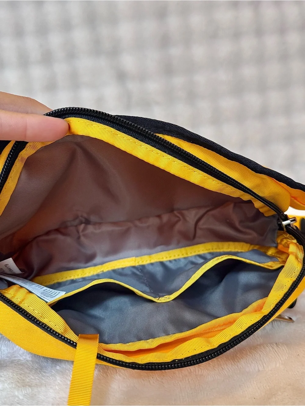 The North Face Yellow & Black Waist Pack, Everyday Sling/ Belt Bag